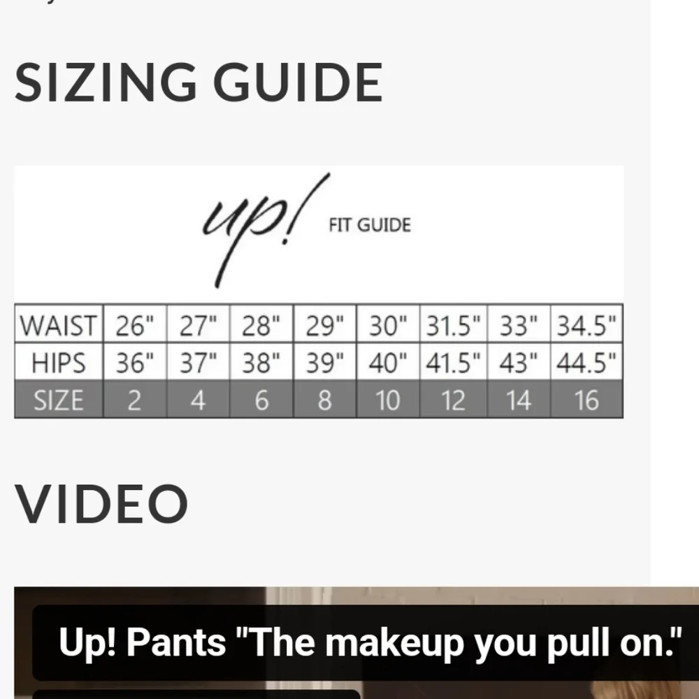 Up! Brand 1X Shaping Floral Pull-On Pants Stretchy Straight Leg G-0468